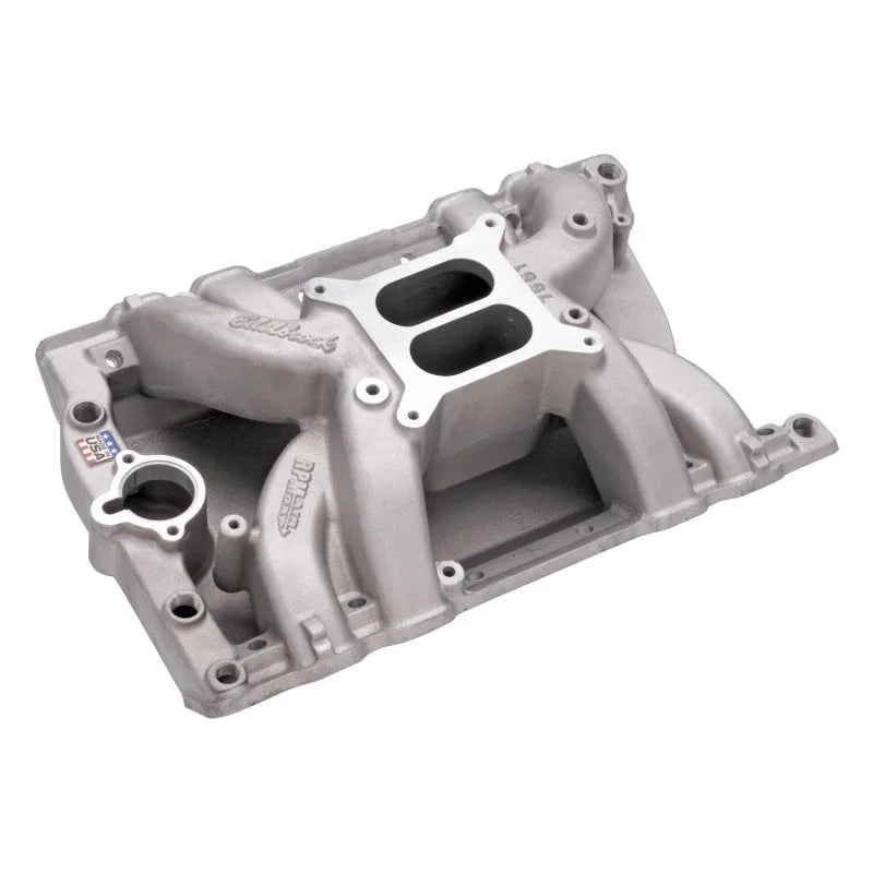 Edelbrock Manifold RPM Air Gap Oldsmobile 455 - Back View
