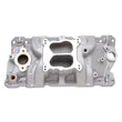 Load image into Gallery viewer, Edelbrock Manifold SBC 23-Degree Marine RPM 1955-1986 w/ Brass - Side View