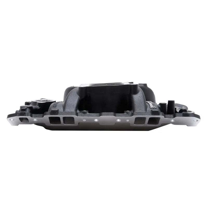 Edelbrock Manifold SBC Performer Air Gap Black - Additional View 6