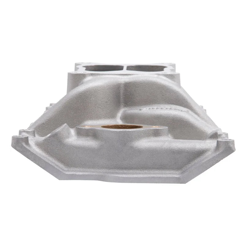 Edelbrock Manifold SBC Performer RPM Vortec Marine As-Cast - Installation View