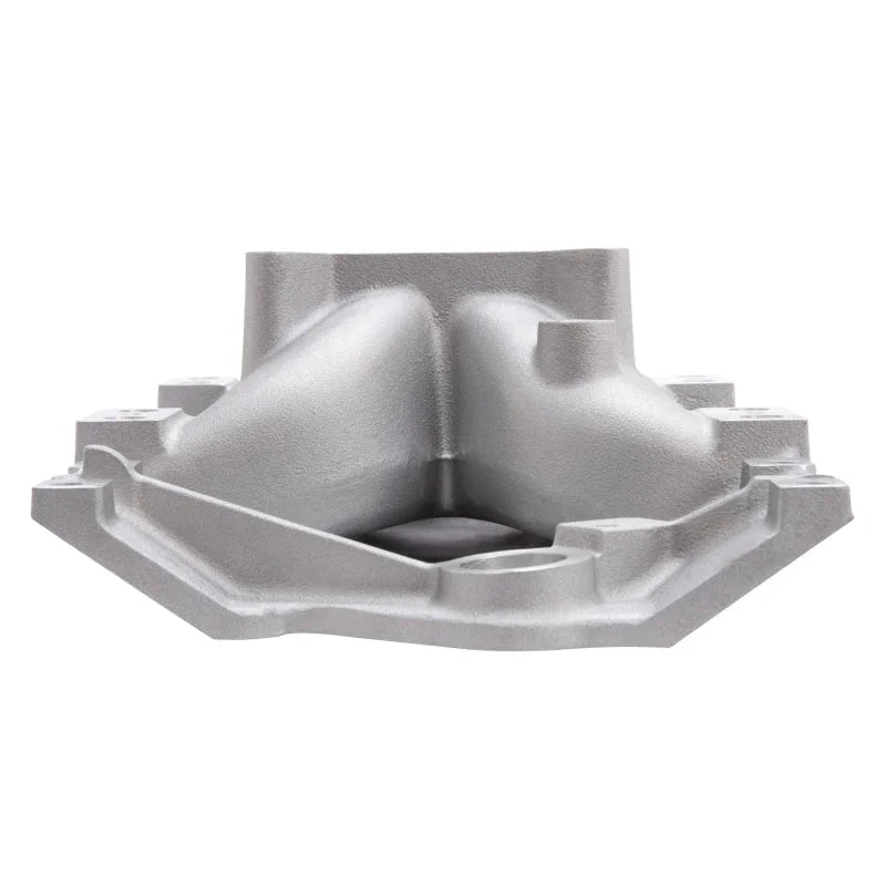 Edelbrock Manifold SBC Victor E-Tec EFI Satin - Side View