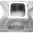 Load image into Gallery viewer, Edelbrock Manifold SBC Victor Spider Glidden 18 Deg Heads Dominator Flange - Side View