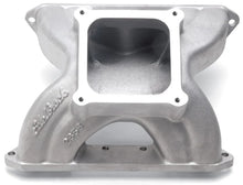 Load image into Gallery viewer, Edelbrock Manifold SBC Victor Spider Glidden 18 Deg Heads Dominator Flange - Side View
