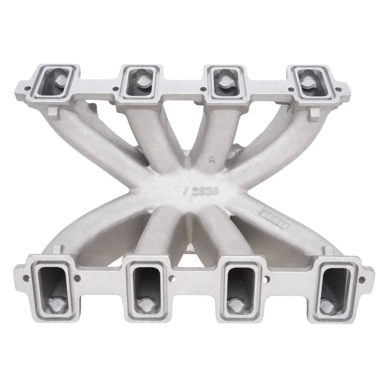 Edelbrock Manifold Super Victor GM LS3 V8 Carbureted 4150 Series Flange - Back View