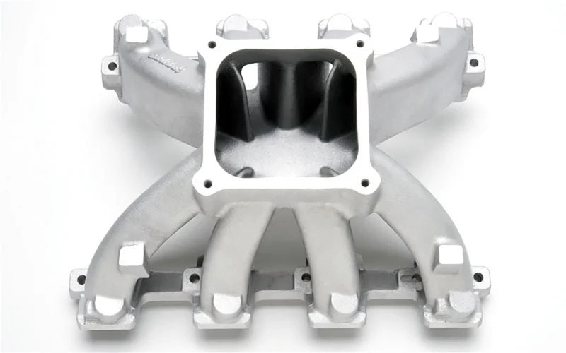 Edelbrock Manifold Super Victor GM LS3 V8 Carbureted 4500 Series Flange - Side View