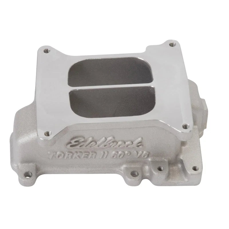 Edelbrock Manifold Top Only-STD Flange 4V - Side View