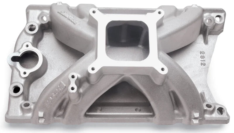 Edelbrock Manifold Victor 350 Olds - Side View