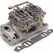 Load image into Gallery viewer, Edelbrock Manifold and Carb Kit Dual Quad RPM Air Gap 390-428 FE Ford - Side View