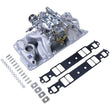 Load image into Gallery viewer, Edelbrock Manifold and Carb Kit Performer RPM Air-Gap SBC 1957-1986 Natural Finish - Side View