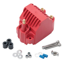 Load image into Gallery viewer, Edelbrock Max-Fire Universal High Output Dome Style Ignition Coil - Red - Main Product View