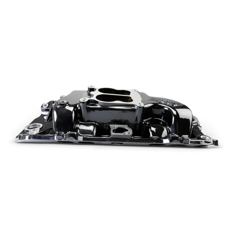Edelbrock Oval Port Heads Performer 2-O Manifold - Black Plasma fits 1965-1990 Chevrolet BB - Additional View 5