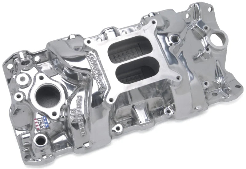 Edelbrock Perf RPM Manifold Polished - Additional View 6