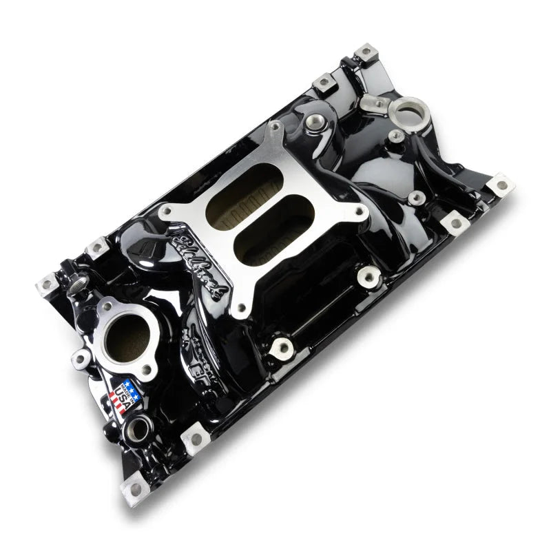 Edelbrock Performance EPS Manifold - Black Plasma Finish fits Chevy Vortec Sb - Main Product View