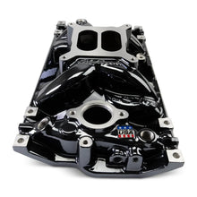 Load image into Gallery viewer, Edelbrock Performance EPS Manifold - Black Plasma Finish fits Chevy Vortec Sb - Side View
