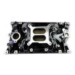 Load image into Gallery viewer, Edelbrock Performance EPS Manifold - Black Plasma Finish fits Chevy Vortec Sb - Back View