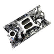 Load image into Gallery viewer, Edelbrock Performance EPS Manifold - Chrome Plasma Finish fits Chevy Vortec Sb - Back View