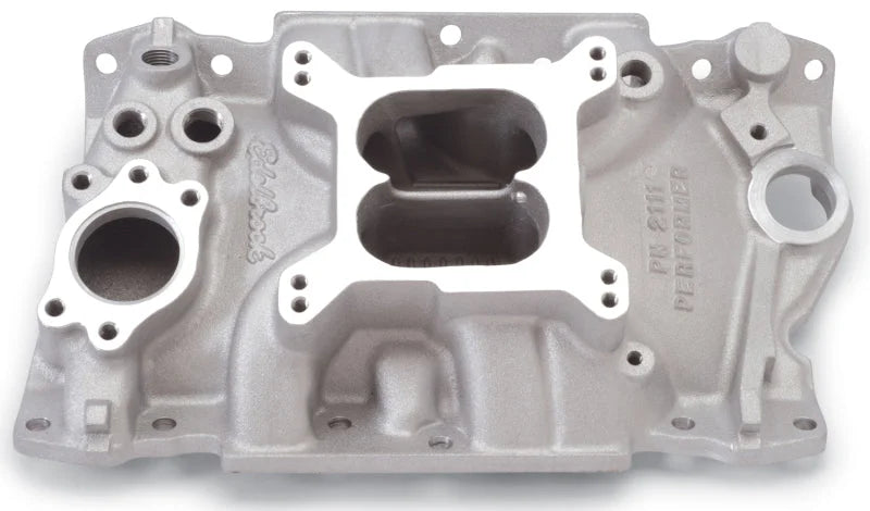 Edelbrock Performer 229/4 3 V-6 Manifold - Side View