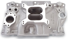 Load image into Gallery viewer, Edelbrock Performer 229/4 3 V-6 Manifold - Side View