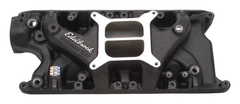 Edelbrock Performer 289 w/ O EGR Black - Side View