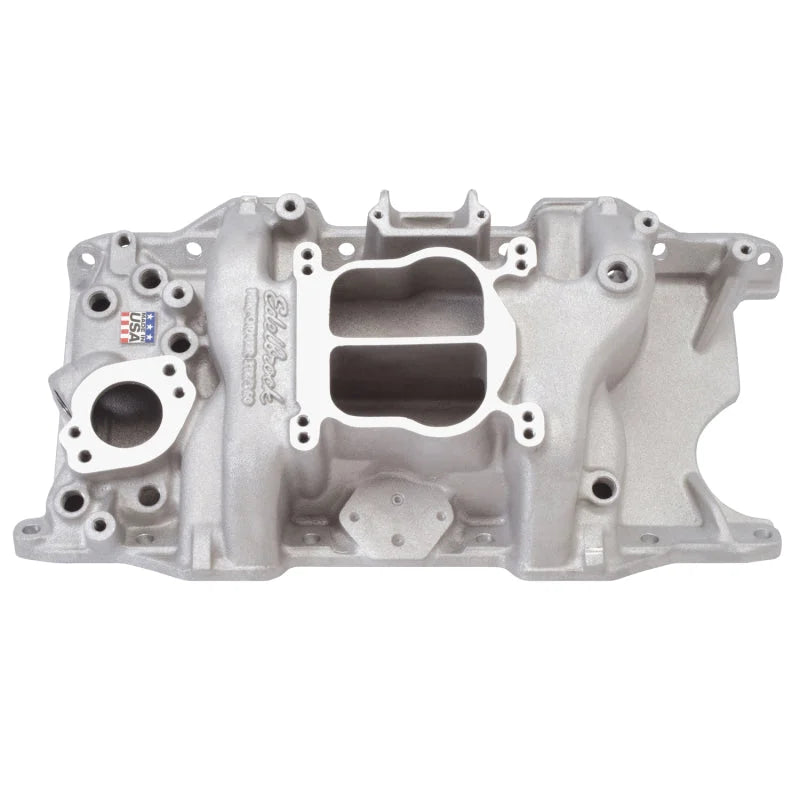 Edelbrock Performer 318 w/ O EGR Manifold - Side View
