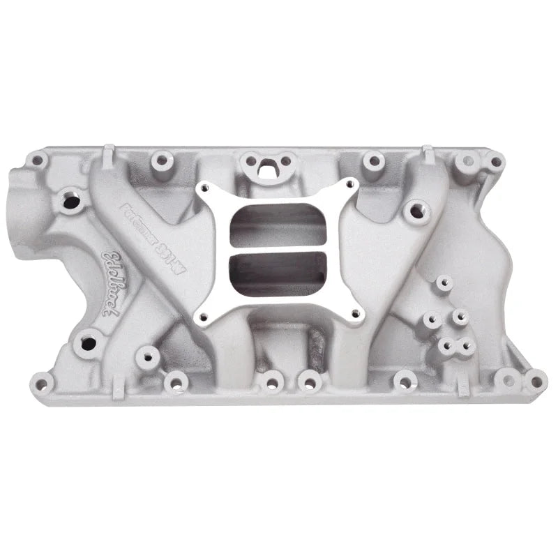 Edelbrock Performer 351-W Manifold - Side View