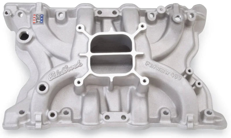 Edelbrock Performer 400 w/ O EGR Manifold - Side View