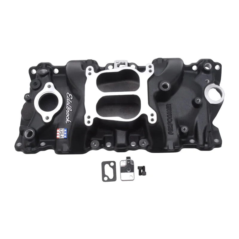 Edelbrock Performer 87-95 Black - Side View