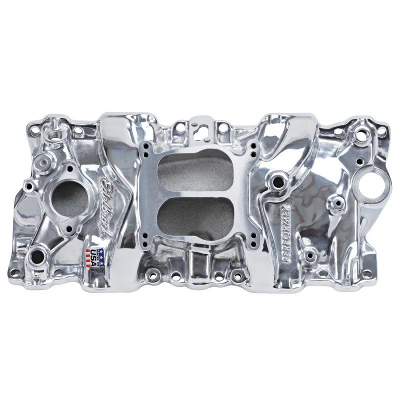 Edelbrock Performer 87-95 Polished Manifold - Main Product View
