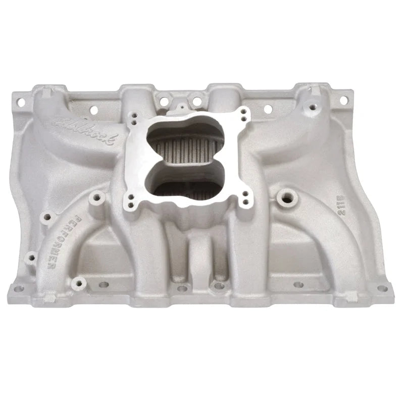 Edelbrock Performer Cadillac Manifold - Side View