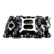 Load image into Gallery viewer, Edelbrock Performer EPS Manifold w/ Oil Fill Tube - Black Plasma fits Chevy Sb - Main Product View