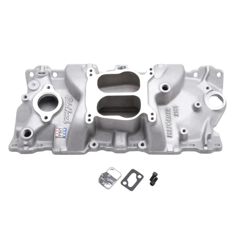 Edelbrock Performer Manifold - Side View