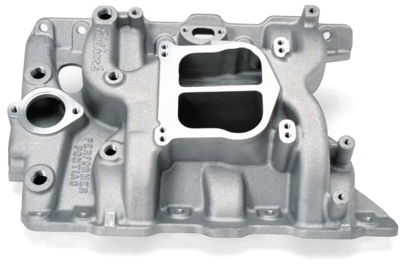 Edelbrock Performer Pontiac Manifold - Side View