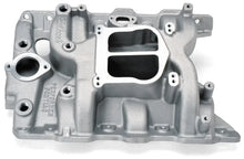 Load image into Gallery viewer, Edelbrock Performer Pontiac Manifold - Side View