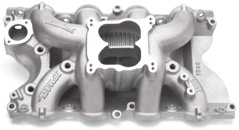 Edelbrock Performer RPM Air-Gap Ford 460 STD Flange/Sprd Bore - Back View