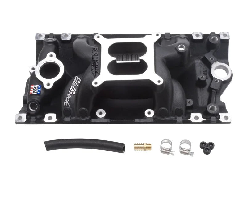 Edelbrock Performer RPM Air Gap Vortec Black - Main Product View