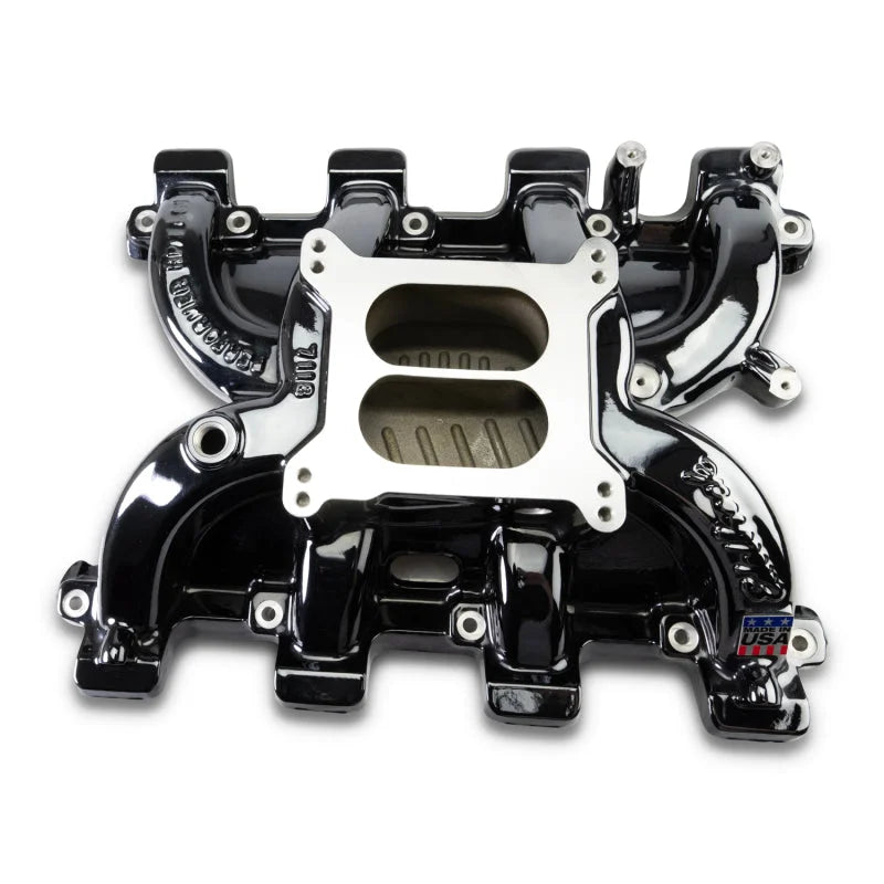 Edelbrock Performer RPM Intake Manifold Only - Black Plasma Finish fits Chevy LS1 - Main Product View