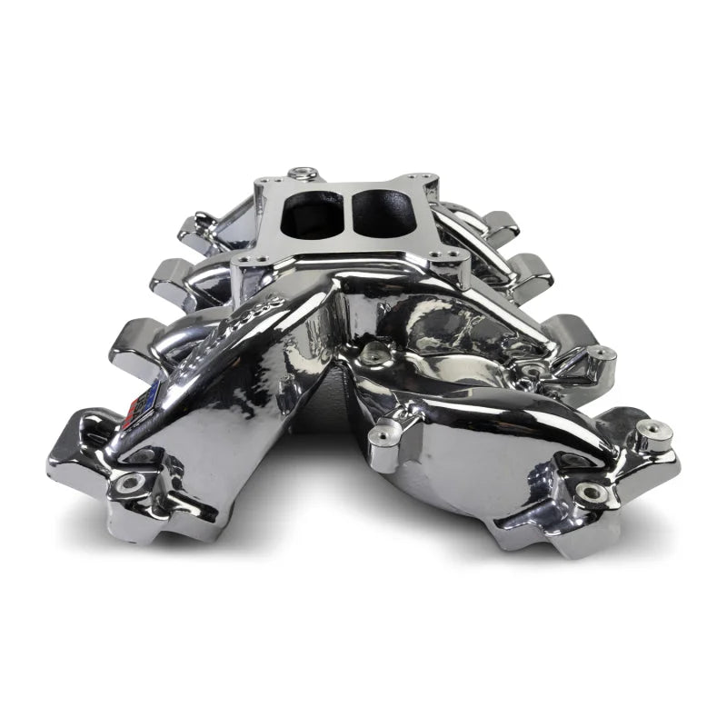 Edelbrock Performer RPM Intake Manifold Only - Chrome Plasma Finish fits Chevy LS1 - Installation View