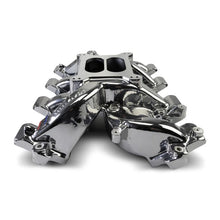 Load image into Gallery viewer, Edelbrock Performer RPM Intake Manifold Only - Chrome Plasma Finish fits Chevy LS1 - Installation View