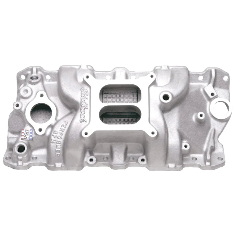 Edelbrock Performer RPM Manifold - Side View