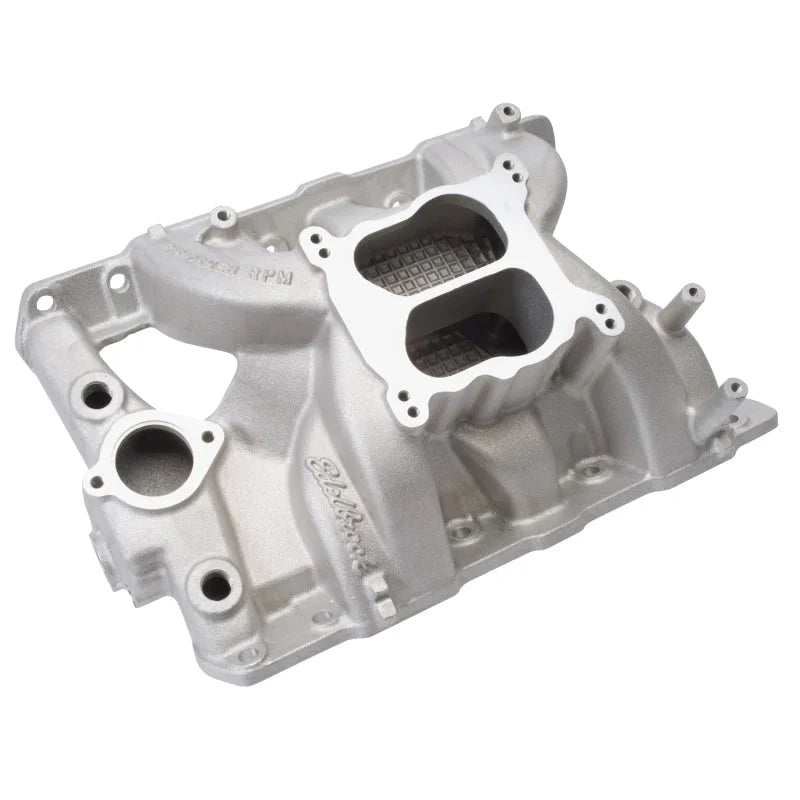 Edelbrock Performer RPM Pontiac Manifold - Back View