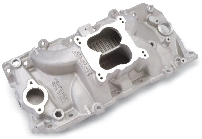 Edelbrock Performer RPM Q-Jet 2-0 Manifold - Back View