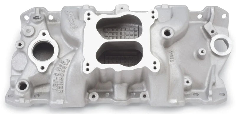 Edelbrock Performer RPM Q-Jet Manifold - Side View