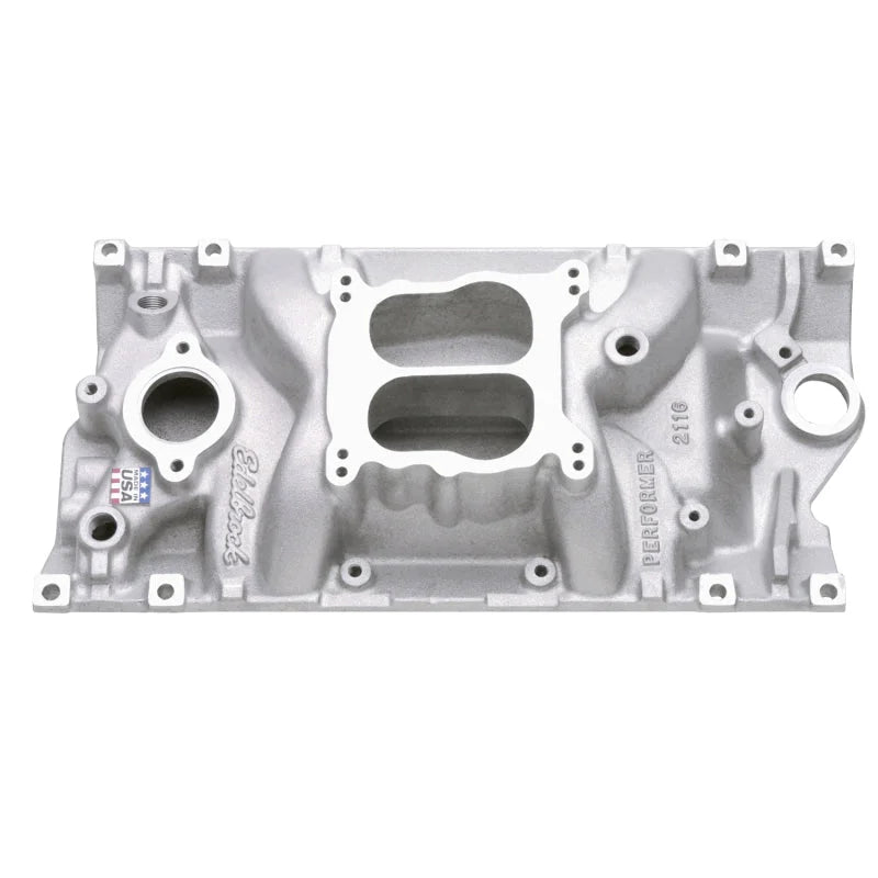 Edelbrock Performer Vortec Manifold - Side View