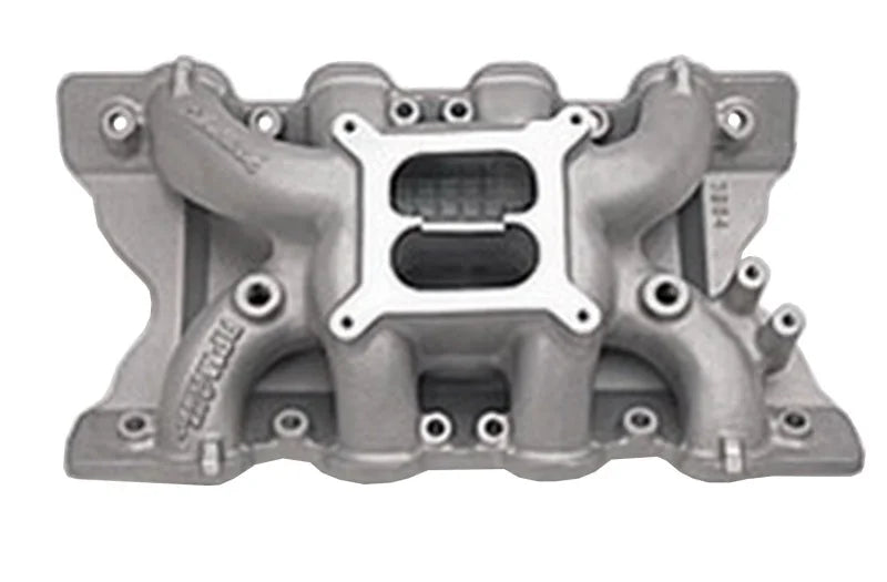 Edelbrock Polished 351C Ford 2V RPM Air Gap - Side View