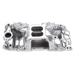 Load image into Gallery viewer, Edelbrock Polished B/B Chev Rect Port RPM Air-Gap Manifold - Main Product View