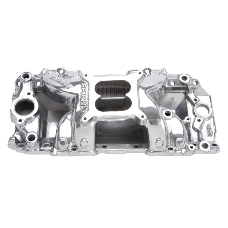 Edelbrock Polished B/B Chev Rect Port RPM Air-Gap Manifold - Main Product View