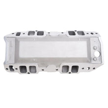 Load image into Gallery viewer, Edelbrock Polished B/B Chev Rect Port RPM Air-Gap Manifold - Side View