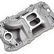Load image into Gallery viewer, Edelbrock Polished B/B Chevy O-Port RPM Air-Gap Manifold - Main Product View