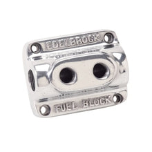 Load image into Gallery viewer, Edelbrock Polished Fuel Block Dual Carb - Additional View 6