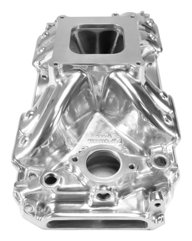 Edelbrock Polished Victor 454-R 850 - Side View